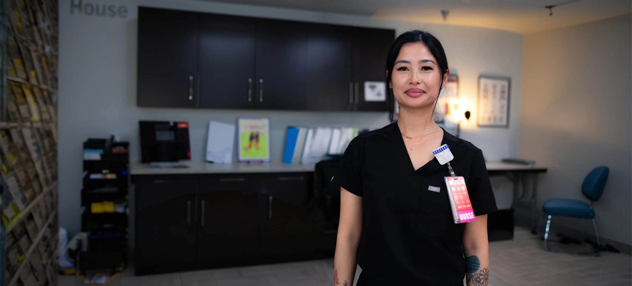 Healthcare professionals at an LTC facility