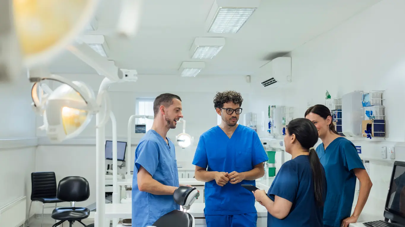 A group of dental professionals